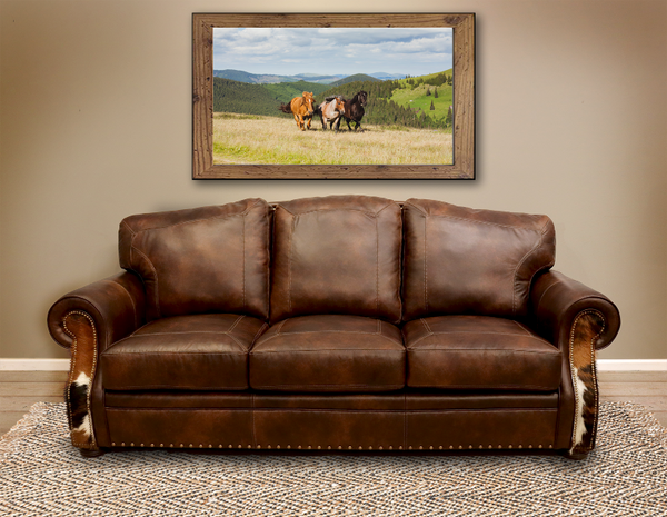 a. dépêche' VIDER sofa camel oil leather Camelback Leather Furniture | Westwood Leather Sofa