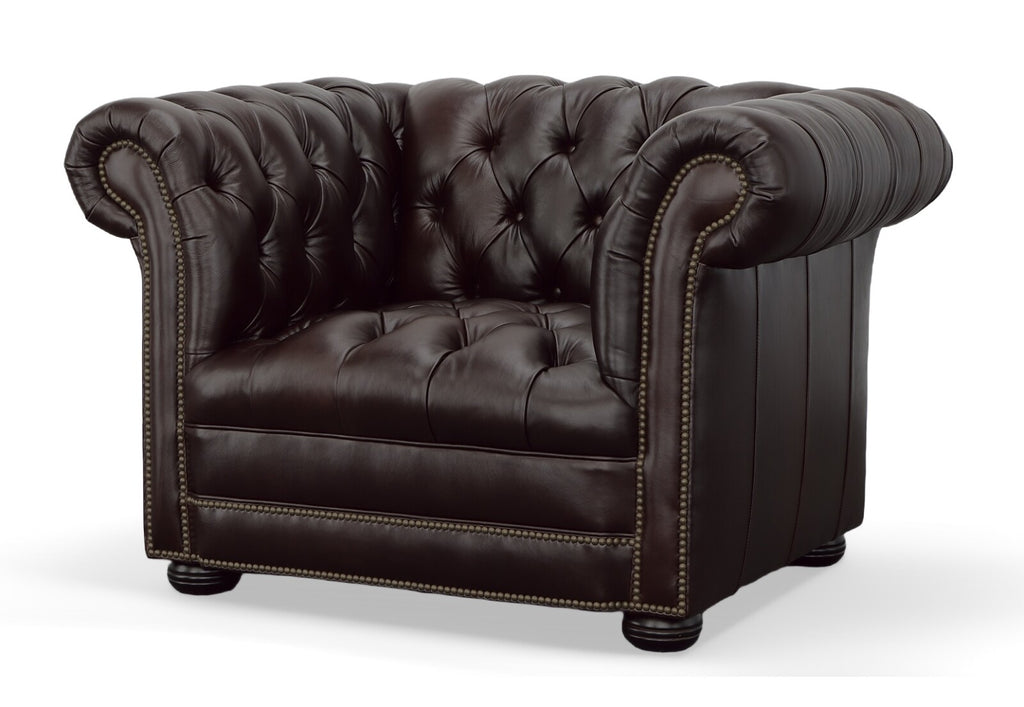 600 Club Leather Chesterfield Chair