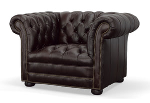 600 Club Leather Chesterfield Chair