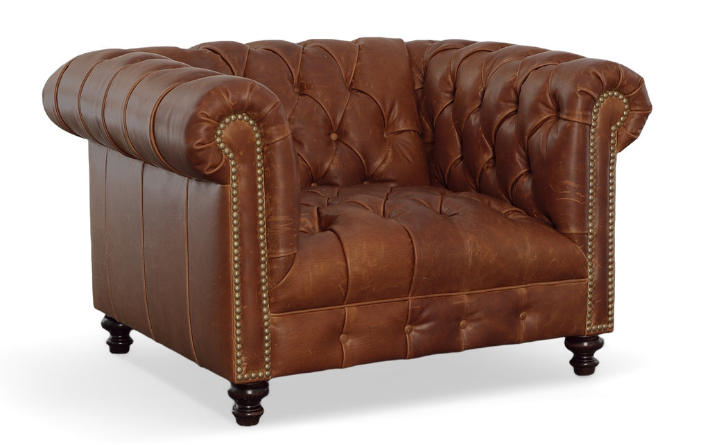 607-01 Louise Leather Chair