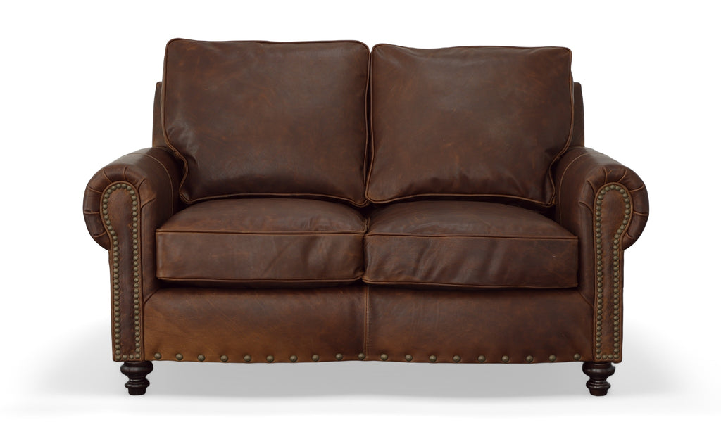 959-02 Hampton Leather Loveseat