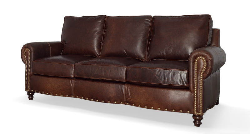 959-03 Hampton Leather Sofa