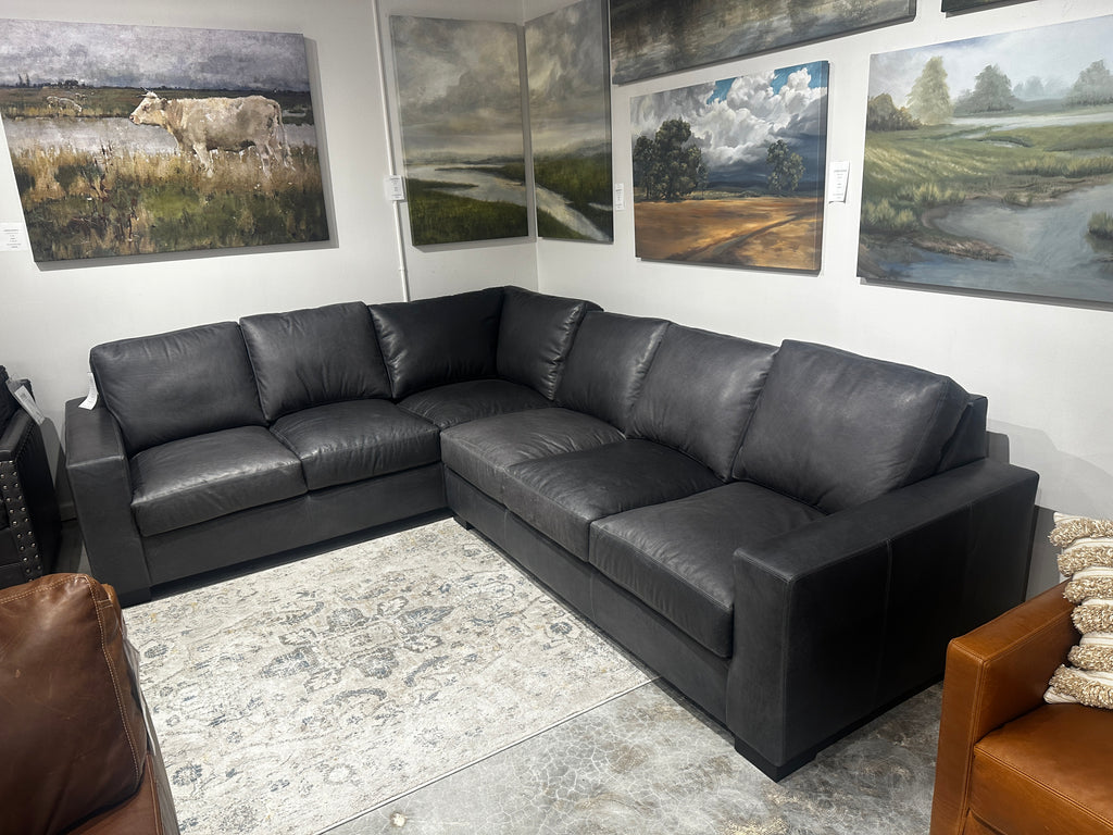 424 - Sectional - Heirloom Charcoal - Factory Outlet