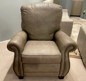 398 - Leather Recliner - Factory Outlet
