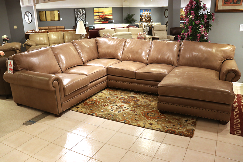 American Classics Leather - 507  Tahoe - Custom Sectional  - Factory Outlet