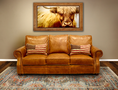 Rustic Leather Furniture Park City Leather Sofa American