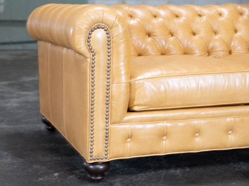609-03 Franklin Leather Sofa