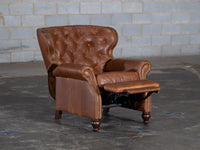 66-R1 Standish Leather Recliner