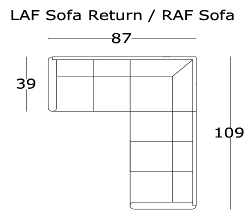 920-LR Reserve L-Shape Leather Sectional