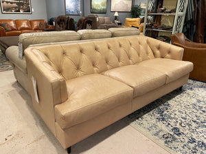 615 - Leather Sofa - Factory Outlet