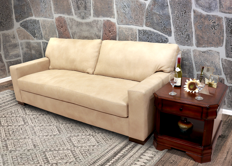 424 - Designer's Choice - Leather Sofa