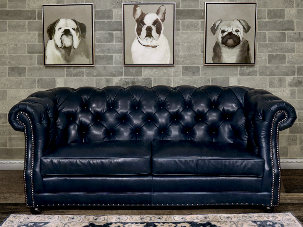 623-03 Manhattan Leather Sofa