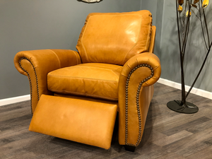 500-R1 Highland Leather Recliner