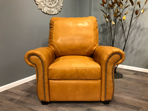 500-R1 Highland Leather Recliner