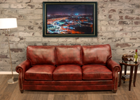 535-03 Nantucket Leather Sofa