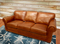554-03 Tanner Leather Sofa