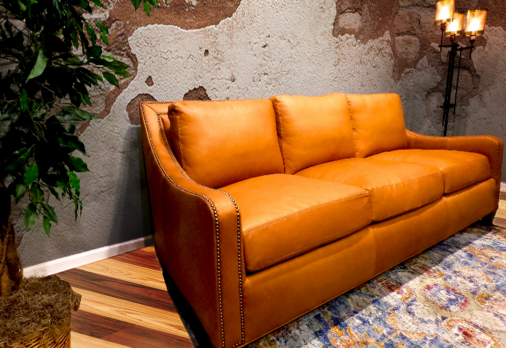 179-01 Monterrey Leather Sofa