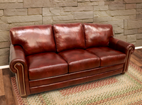 365-03 Deacon Leather Sofa