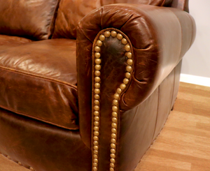 959-03 Hampton Leather Sofa