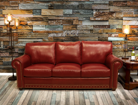 Rustic Leather Couch Harrington Leather Sofa American Classics